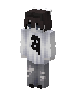 Yin Yang Hoodie skin, 3D preview