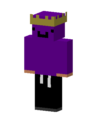 Purple Crown Blob Minecraft skin