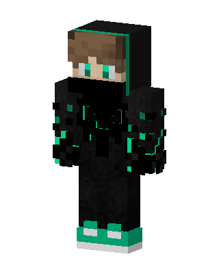Neon Shadow skin, 3D preview