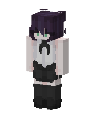 Gothic Maid skin, 3D preview