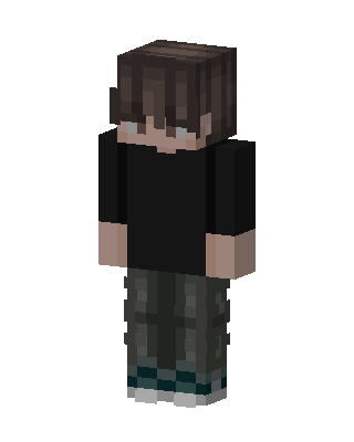 Cargo Hoodie Boy skin, 3D preview