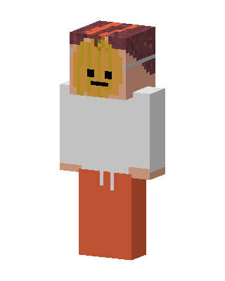 Pumpkin Head skin, 3D preview