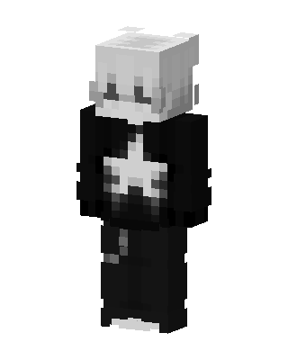 Monochrome Hoodie skin, 3D preview