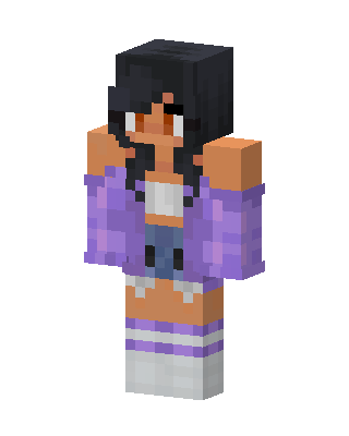 Lavender Layers skin, 3D preview