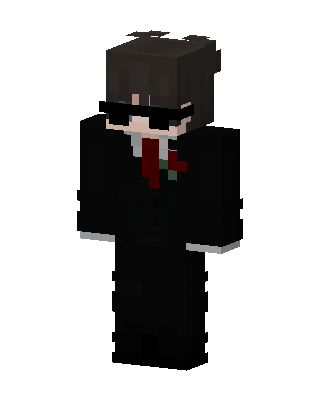 Suited Shades Boy skin, 3D preview