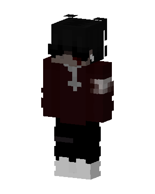 Crimson Emo skin, 3D preview
