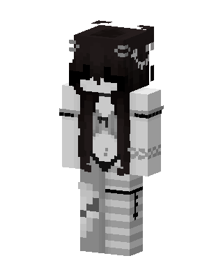 White Anime Girl Minecraft skin