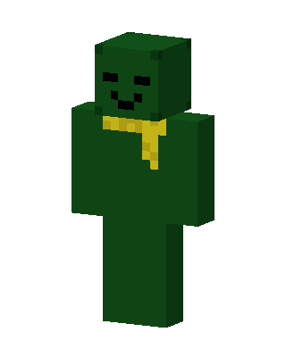 Green Suit Boy skin, 3D preview