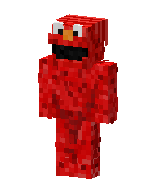 Elmo skin, 3D preview