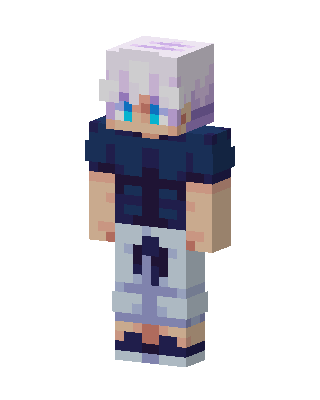 Silver Hair Boy Minecraft anime skin