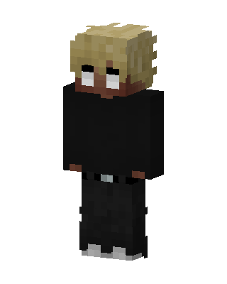 Blond Streetwear Boy skin, 3D preview