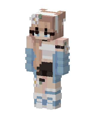 Daisy Bear Girl skin, 3D preview