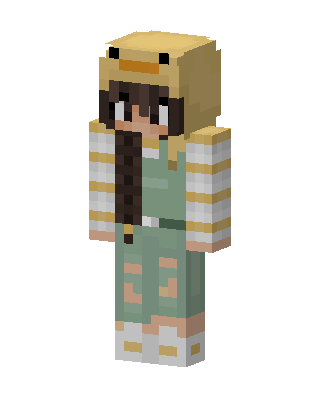 Duck Hood Girl Minecraft skin