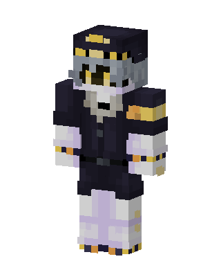 Skull Jotaro skin, 3D preview