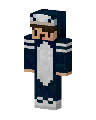 Orca Onesie skin, 3D preview