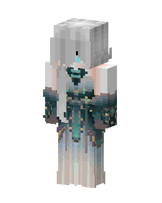 White Knight Girl skin, 3D preview