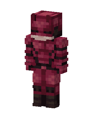 Crimson Samurai skin, 3D preview