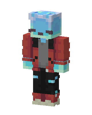 Slime Hoodie skin, 3D preview