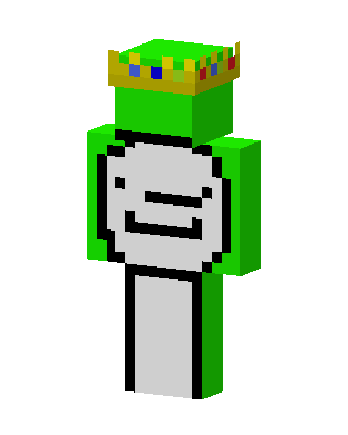 Green King Minecraft green skin