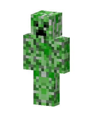 Creeper skin, 3D preview