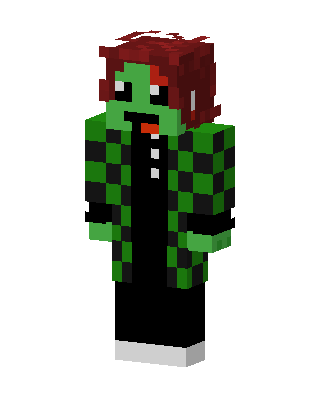 Green Villain Boy skin, 3D preview