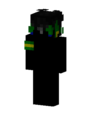 Black Mob Boy skin, 3D preview