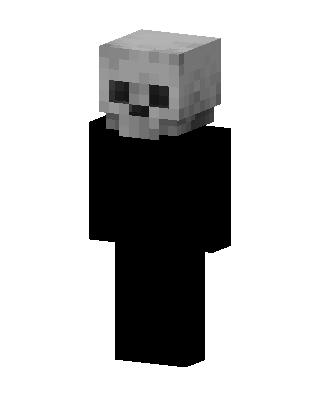 Black Mob skin, 3D preview