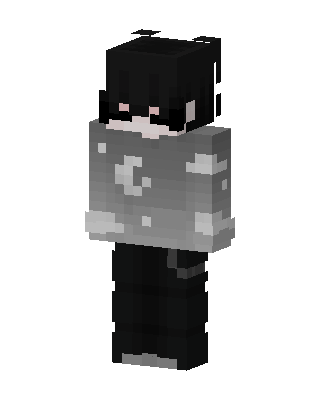 Moon Hoodie Boy Minecraft skin