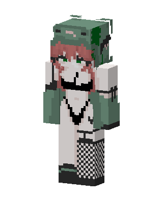 Frog Hat Girl Minecraft skin