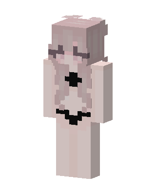 White Cutie Girl skin, 3D preview