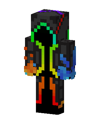 Rainbow Hoodie Minecraft skin