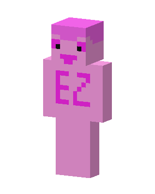 Pink Cutie Girl skin, 3D preview