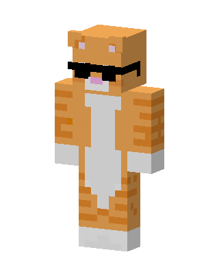 Stampy skin, 3D preview