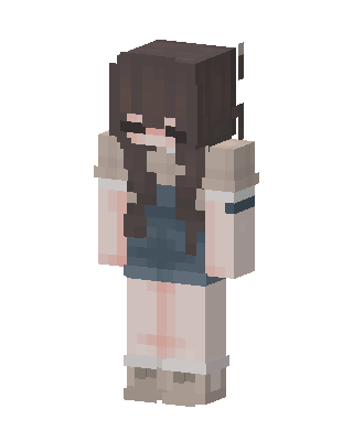 Denim Overall Girl Minecraft skin