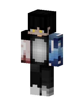 Black Player Boy skin, 3D preview