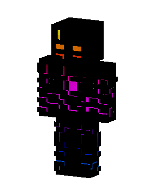 Neon Shadow skin, 3D preview