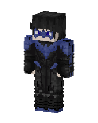 Nightwing Minecraft PvP skin