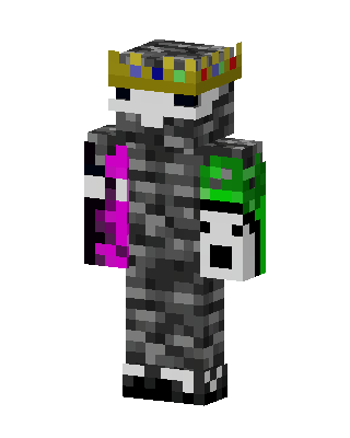 Bedrock King skin, 3D preview