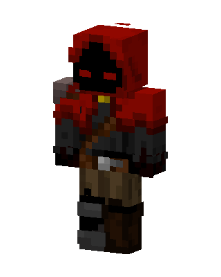 Crimson Hood Minecraft hoodie skin
