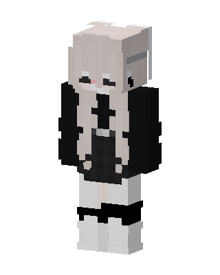 White Mob skin, 3D preview