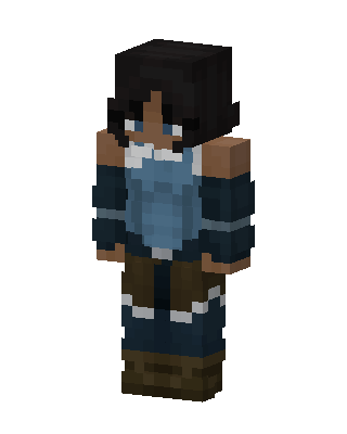 Korra skin, 3D preview