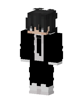 Black Suit Boy skin, 3D preview