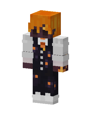 Ember Suit skin, 3D preview
