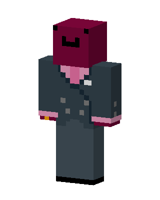 Crimson Blob Suit skin, 3D preview
