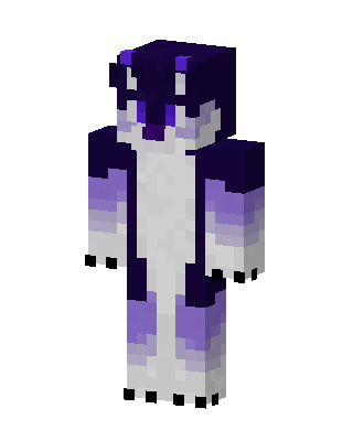 Violet Protogen Minecraft cute skin