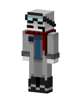 Goggle Scientist skin, 3D preview