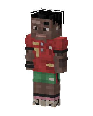 Red Jersey Streetwear skin, 3D preview