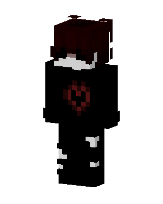Black Villain Boy skin, 3D preview
