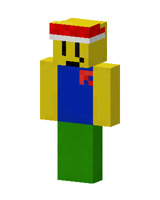 Santa Hat Noob Minecraft skin