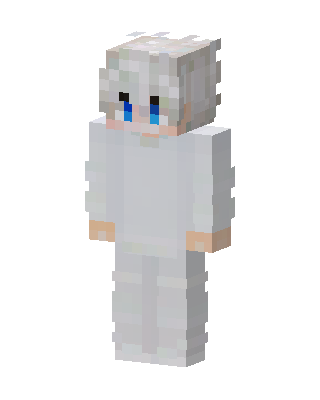 Snowy Onesie skin, 3D preview